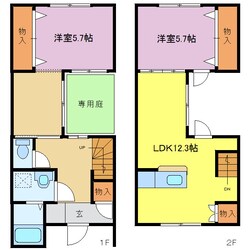 エコパティオ大世古の物件間取画像